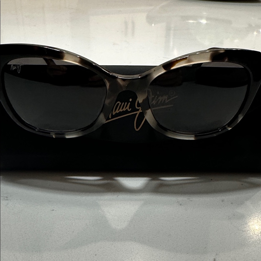 Maui Jim Women's Black and Brown Sunglasses